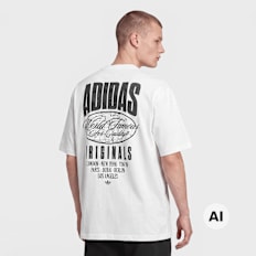 adidas Originals Logo Graphic Tee wit