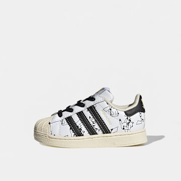 adidas Originals x Pokémon Superstar II Elastic Laces Toddlers blanco 103491 1