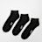 SNIPES 3 PACK - LoCut Socks noir