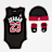 Jordan Jersey 23 (3 Pack) zwart