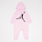 Jordan High-Brand-Read Jumpman Hooded Coverall rosa
