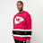 Mitchell & Ness NFL Satin Insert Fleece Crew Kansas City Chiefs rot