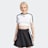 adidas Originals adicolor 3-Streifen Crop T-Shirt weiß