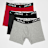 Jordan 3 PACK - Flight Cotton Core Boxer Brief multicolore