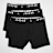 Jordan 3 PACK - Flight Cotton Core Boxer Brief schwarz