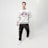Mitchell & Ness NBA Premium Fleece Crew Los Angeles Lakers grijs