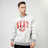 Mitchell & Ness NBA Premium Fleece Crew Miami Heat grijs