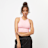 Urban Classics Cropped Rib Top rosa