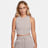 Nike   Sportswear Essentials Geripptes, verkürztes Tanktop beige