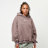 Karl Kani Small Signature Washed OS Hoodie marrone