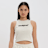 Low Lights Studios Basic Crop Top bege