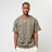 Karl Kani Small Signature Essential Pinstripe Tee light darkbrown/sand marrone