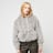 Karl Kani Metal Signature Vegan Fur Zip Hoodie Jacket grau