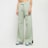 Nike   Sportswear Phoenix High-Rise Logo Wide Leg Pants vert