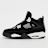 Jordan Air Jordan 4 Retro black/white/anthracite/black czarny