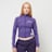 Felicious Cropped Jersey Cardigan lila
