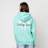 Felicious Regular Zipp Hoodie Lucky Girl turqoise