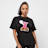 Miss Tee I Don't Care Tee zwart