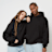 SNIPES Small Logo Essential Oversized Hoodie schwarz