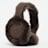 UGG W SHEEPSKIN EMBROIDERY EARMUFF burnt cedar marrone