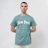 Mister Tee New York Wording Tee blau