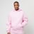 Urban Classics Fluffy Hoody lichtroze