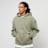 Urban Classics Fluffy Zip Hoody grün
