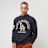 New Era LA Dodgers World Series Oversized Crewneck Sweatshirt noir