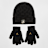 Nike   JAN MONOGRAM BEANIE SET black noir