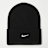 Nike U NK PEAK BEANIE TC SWSH F24 L black/white preto