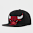 Mitchell & Ness XL Logo Snapback Chicago Bulls schwarz