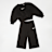 Nike   Shine Crew Pants Set (2 Piece) noir