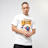 Mitchell & Ness NBA Destination Leisure Shortsleeve Graphic Tee Golden Warriors branco