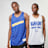 Mitchell & Ness NBA Reversible Mesh Tank Vintage Logo Golden Warriors azul