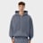 Pegador Logo Oversized Sweat Jacket grigio
