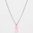 fainz Bear Chain Strawberry Milkshake srebrny