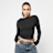 Urban Classics Ruffled Super Slim Longsleeve noir
