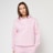 Urban Classics Fluffy Hoody lichtroze
