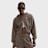 Nike   Sportswear Phoenix Fleece Loose Crop Full-Zip Hoodie bruin