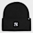 '47 Cuff Knit Base Runner MLB New York Yankees preto
