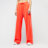 Urban Classics Ladies Wide Leg Track Pants rood