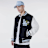 New Era MLB Floral Varsity Jacket Los Angeles Dodgers preto