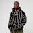Karl Kani Signature Logo Pinstripe Oversized Hoodie noir