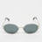 Karl Kani Ovalförmige Sonnenbrille argento