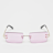 Karl Kani Lunettes de soleil sans monture rose