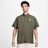 Nike Club Shortsleeve Button Oversize Shirt verde