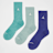 Jordan 3 PACK - Jordan Everyday Max Crew  white, blue blu