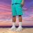 MCM x SNIPES Miami Sweatshorts turkoois
