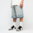 2Y STUDIOS Joran Open Hem Baggy Shorts blau