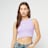 Karl Kani Small Signature Essential Racer Rib Top fioletowy